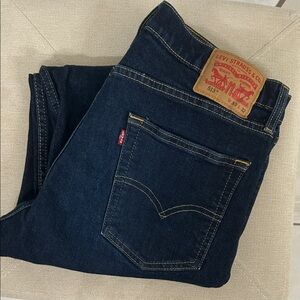 Levi's Men's Deep Indigo Slim Straight Jeans 513